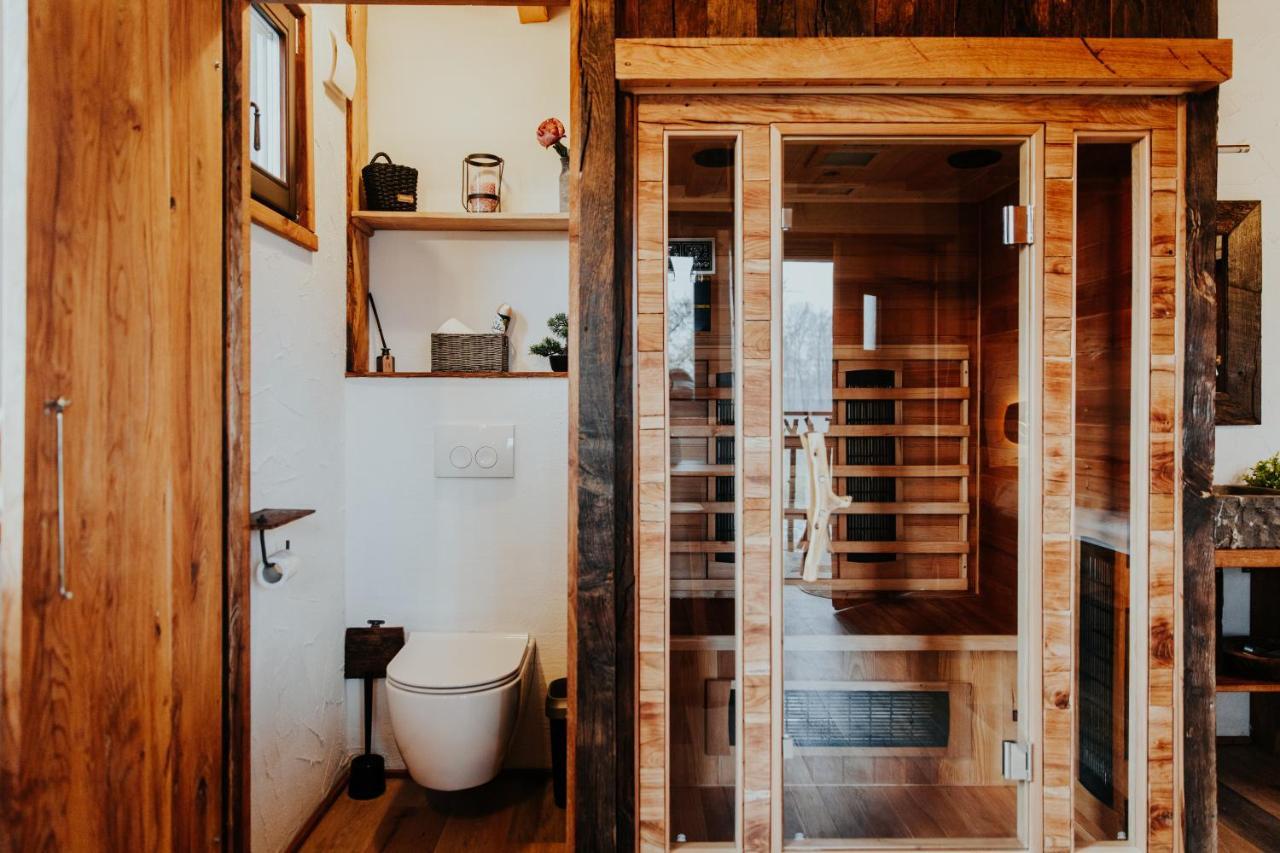 Отель Treehouse Drevesna Hiska Strkovo Gnezdo Ranc Jures Лютомер Экстерьер фото